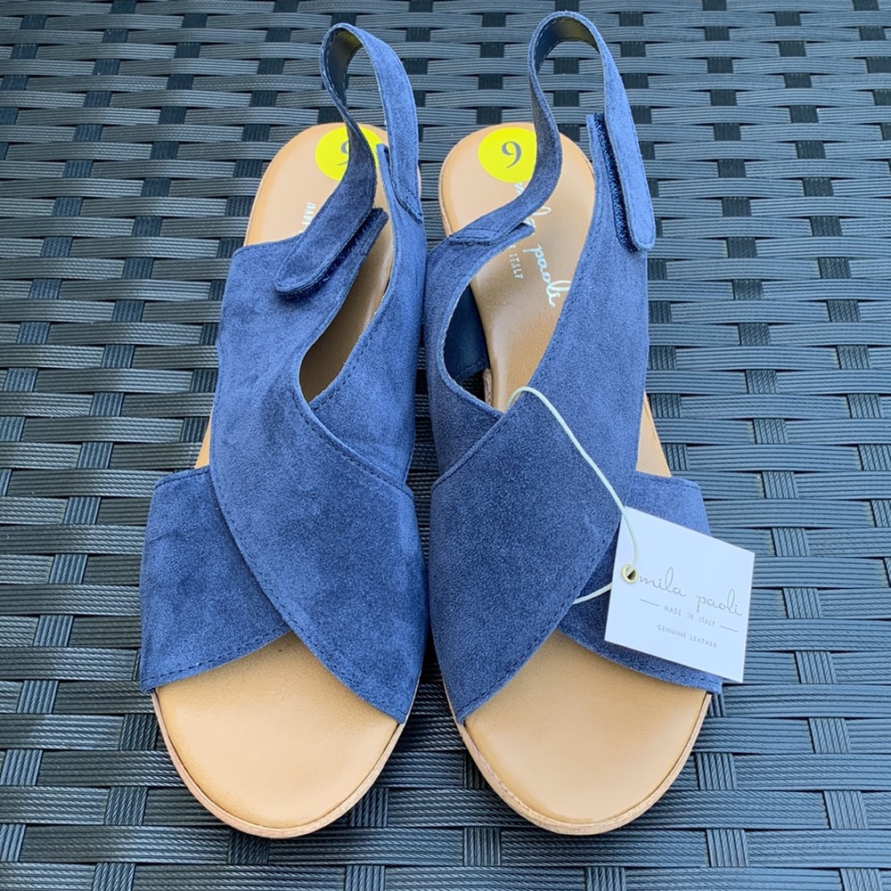 MILA PAOLI women’s genuine leather sandals